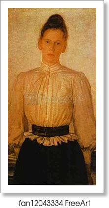 Free art print of Portrait of Maria Tolstaya, Leo Tolstoy's Daughter by Nikolay Gay