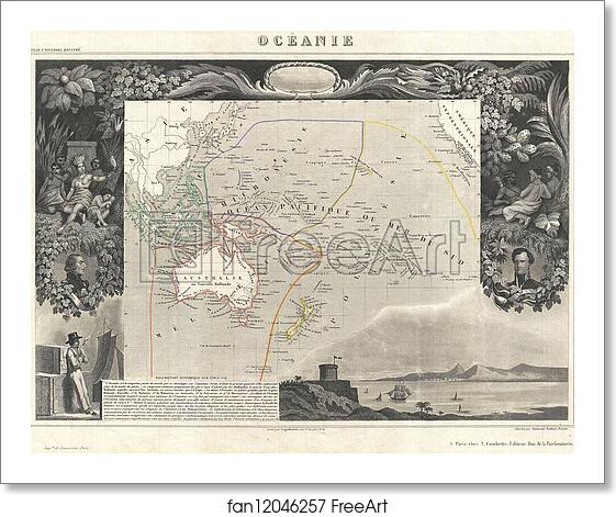 Free art print of Oceanie. by Victor Jules Levasseur