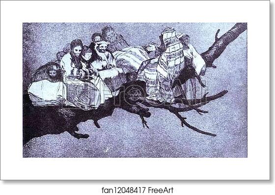 Free art print of Disparate 3: Disparate Riduculo (Ridiculous Foolishness) by Francisco De Goya Y Lucientes