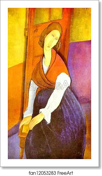 Free art print of Portrait of Jeanne Hébuterne (1898 -1920), Common-Law Wife of Amedeo Modigliani by Amedeo Modigliani Free art print of Portrait of Jeanne Hébuterne (1898 -1920), Common-Law Wife of Amedeo Modigliani by Amedeo Modigliani