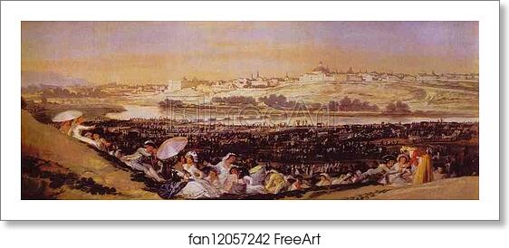 Free art print of The Medow of San Isido on the Feast Day by Francisco De Goya Y Lucientes Free art print of The Medow of San Isido on the Feast Day by Francisco De Goya Y Lucientes