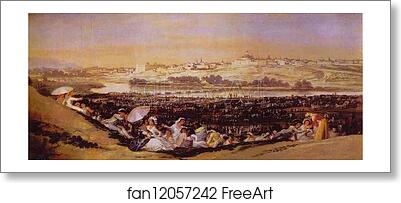 Free art print of The Medow of San Isido on the Feast Day by Francisco De Goya Y Lucientes Free art print of The Medow of San Isido on the Feast Day by Francisco De Goya Y Lucientes
