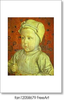Free art print of Portrait of the Dauphin Charles-Orlant by Jean Hey, Master Of Moulins