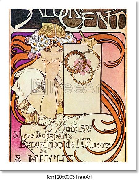 Free art print of Salon Des Cent by Alphonse Mucha Free art print of Salon Des Cent by Alphonse Mucha
