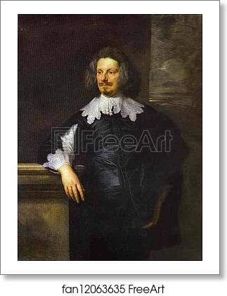 Free art print of Portrait of an English Gentleman by Sir Anthony Van Dyck