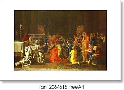 Free art print of The Confirmation by Nicolas Poussin