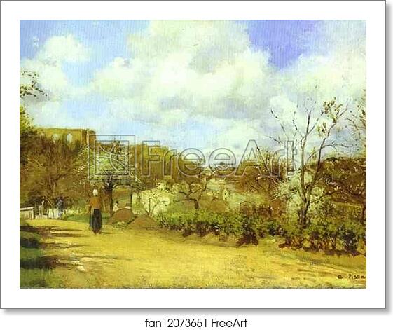 Free art print of Spring in Louveciennes by Camille Pissarro Free art print of Spring in Louveciennes by Camille Pissarro