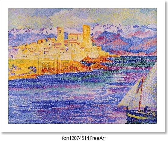 Free art print of Antibes by Henri-Edmond Cross (Delacroix) Free art print of Antibes by Henri-Edmond Cross (Delacroix)
