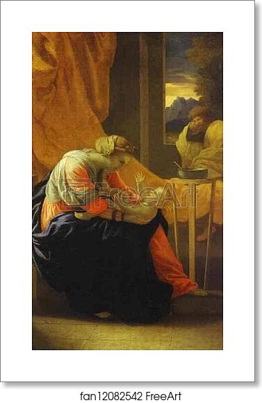 Free art print of The Holy Family by Nicolas Poussin Free art print of The Holy Family by Nicolas Poussin