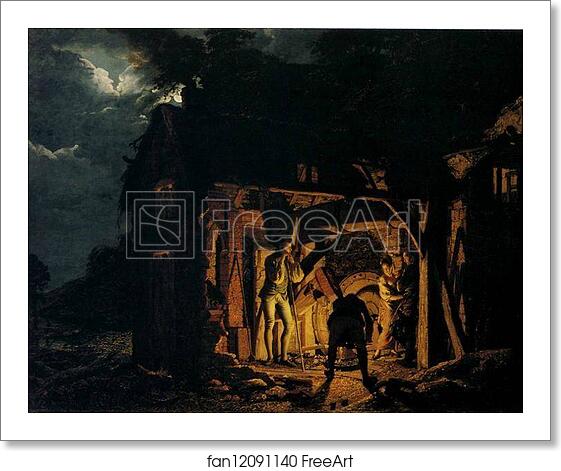 Free art print of An Iron Forge Viewed from Without by Joseph Wright Of Derby Free art print of An Iron Forge Viewed from Without by Joseph Wright Of Derby