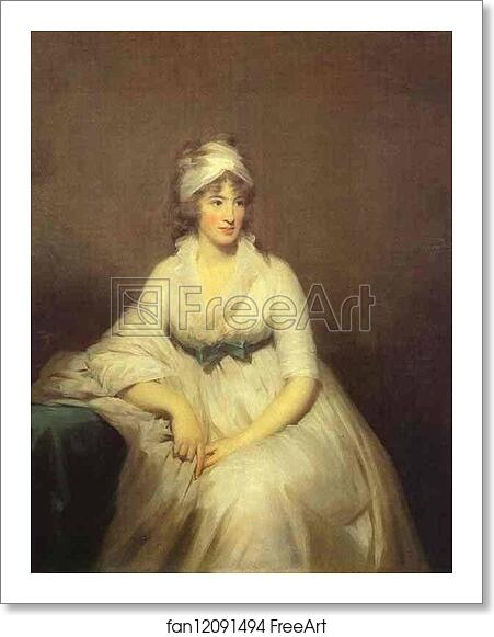 Free art print of Portrait of Isabella McLeod, Mrs. James Gregory by Sir Henry Raeburn