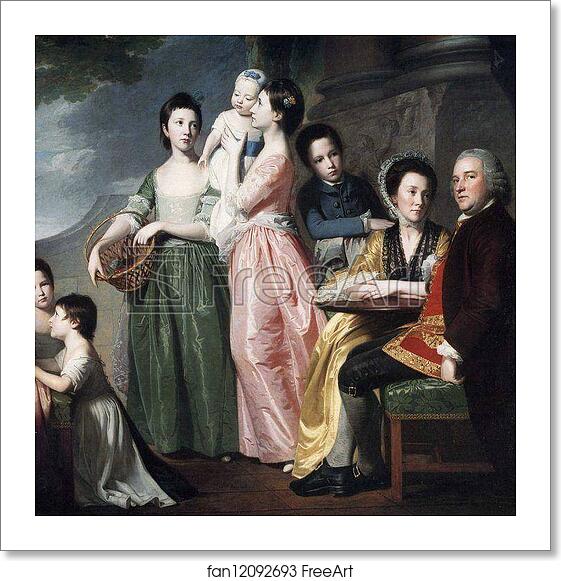 Free art print of The Leigh Family by George Romney Free art print of The Leigh Family by George Romney