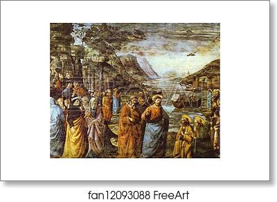 Free art print of The Calling of St. Peter by Domenico Ghirlandaio Free art print of The Calling of St. Peter by Domenico Ghirlandaio