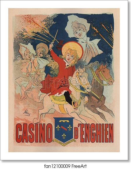Free art print of Casino d'Enghien by Jules Chéret Free art print of Casino d'Enghien by Jules Chéret