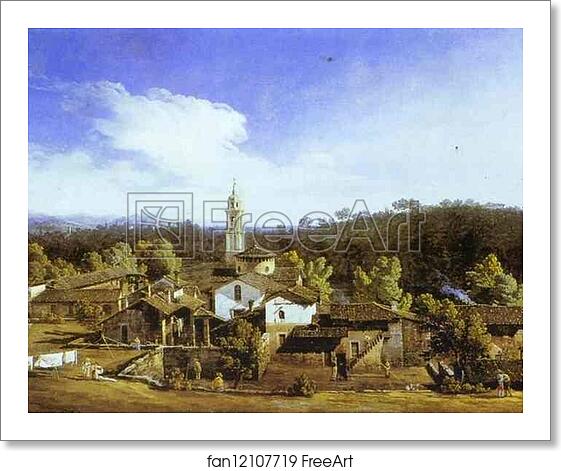 Free art print of View of the Gazzada by Bernardo Bellotto Free art print of View of the Gazzada by Bernardo Bellotto