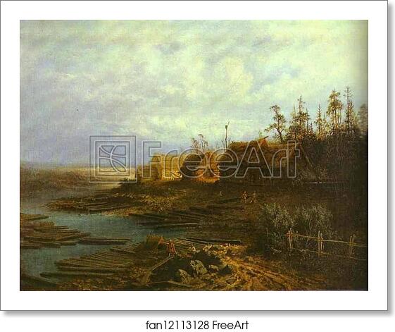 Free art print of Rafts by Alexey Savrasov Free art print of Rafts by Alexey Savrasov
