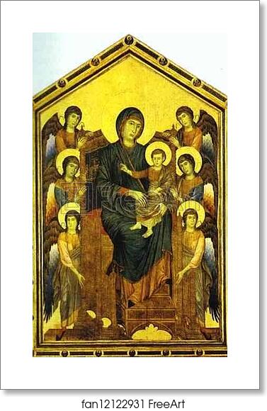 Free art print of Maestà (Madonna Enthroned) by Cimabue Free art print of Maestà (Madonna Enthroned) by Cimabue