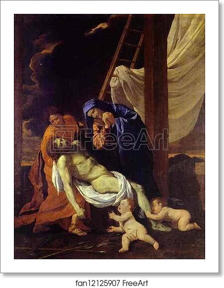 Free art print of Descend from the Cross by Nicolas Poussin Free art print of Descend from the Cross by Nicolas Poussin