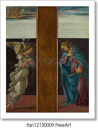 Free art print of The Annunciation by Sandro Botticelli Free art print of The Annunciation by Sandro Botticelli