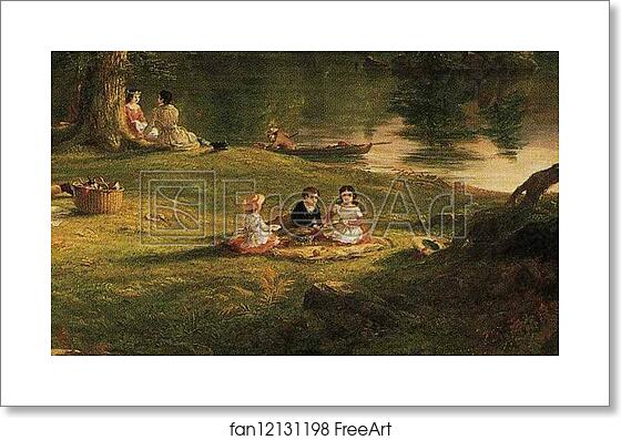 Free art print of The Pic-Nic. Detail by Thomas Cole Free art print of The Pic-Nic. Detail by Thomas Cole