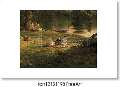 Free art print of The Pic-Nic. Detail by Thomas Cole