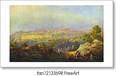 Free art print of View of Jerusalem by Maxim Vorobiev