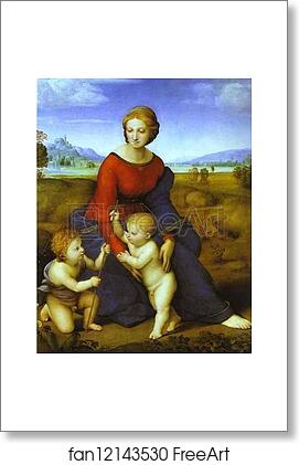 Free art print of Madonna of the Meadow by Raphael