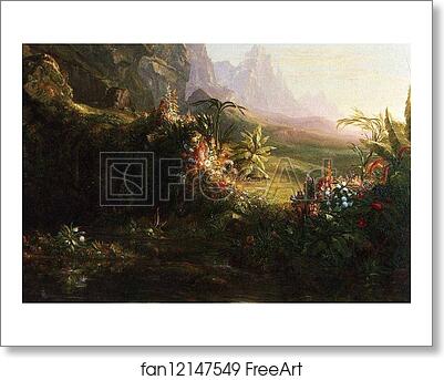 Free art print of The Voyage of Life: Childhood by Thomas Cole Free art print of The Voyage of Life: Childhood by Thomas Cole
