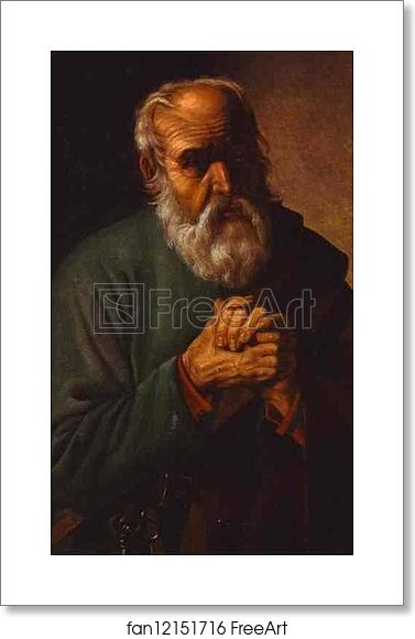 Free art print of St. Peter by Georges De La Tour Free art print of St. Peter by Georges De La Tour