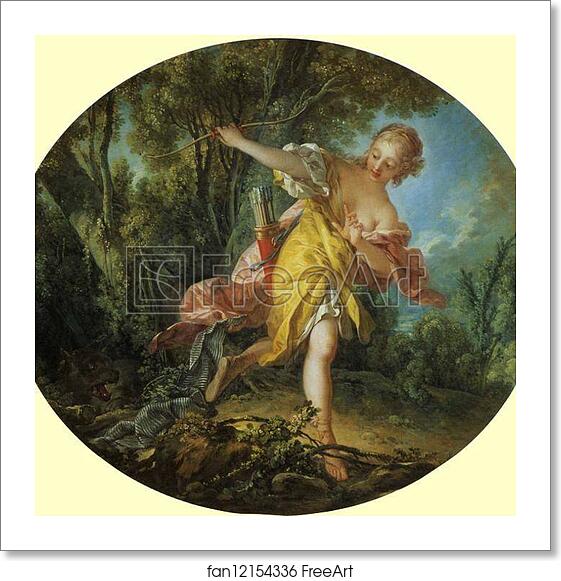Free art print of Sylvia and the Wolf by François Boucher Free art print of Sylvia and the Wolf by François Boucher