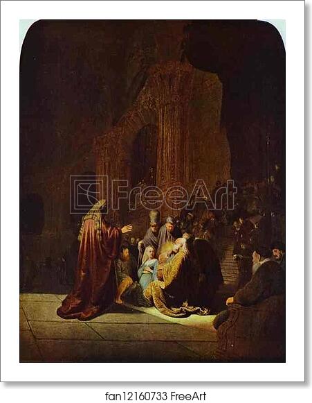 Free art print of The Presentation of Jesus in the Temple by Rembrandt Harmenszoon Van Rijn Free art print of The Presentation of Jesus in the Temple by Rembrandt Harmenszoon Van Rijn