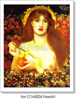 Free art print of Venus Verticordia by Dante Gabriel Rossetti Free art print of Venus Verticordia by Dante Gabriel Rossetti