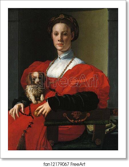 Free art print of Portrait of a Lady with Dog by Agnolo Bronzino Free art print of Portrait of a Lady with Dog by Agnolo Bronzino