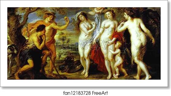 Free art print of The Judgment of Paris by Peter Paul Rubens