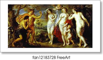 Free art print of The Judgment of Paris by Peter Paul Rubens