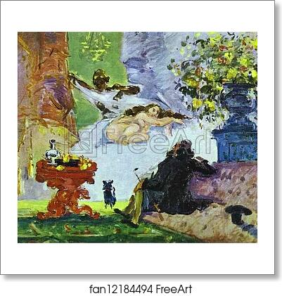 Free art print of A Modern Olympia by Paul Cézanne