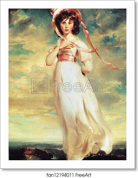 Free art print of Sarah Barrett Moulton ('Pinkie') (1783-95) by Sir Thomas Lawrence Free art print of Sarah Barrett Moulton ('Pinkie') (1783-95) by Sir Thomas Lawrence