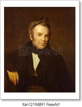 Free art print of Portrait of Ivan Lazhechnikov by Alexey Tyranov Free art print of Portrait of Ivan Lazhechnikov by Alexey Tyranov