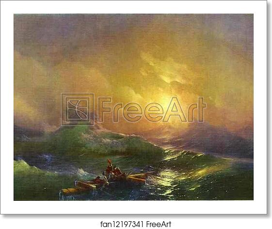 Free art print of The Tenth Wave by Ivan Aivazovsky Free art print of The Tenth Wave by Ivan Aivazovsky