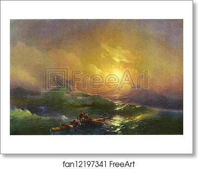 Free art print of The Tenth Wave by Ivan Aivazovsky