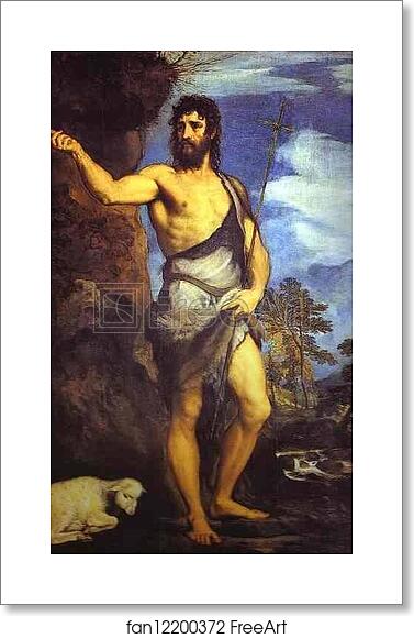 Free art print of St. John the Baptist by Titian Free art print of St. John the Baptist by Titian