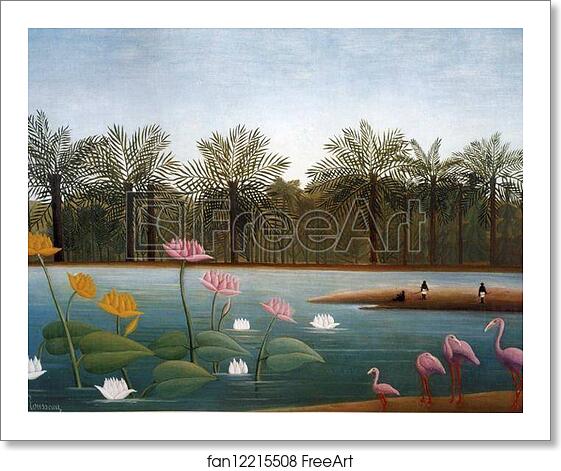 Free art print of The Flamingos by Henri Rousseau Free art print of The Flamingos by Henri Rousseau