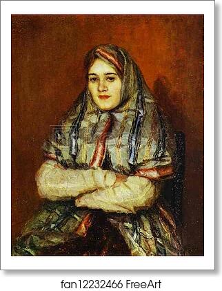 Free art print of Portrait A. I. Yemelyanova, née Shreider in a Dress of a Siberian Town-Dweller by Vasily Surikov Free art print of Portrait A. I. Yemelyanova, née Shreider in a Dress of a Siberian Town-Dweller by Vasily Surikov