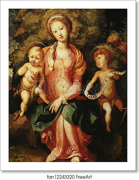 Free art print of Madonna and Child with the Young Saint John by Jacopo Carrucci, Known As Pontormo Free art print of Madonna and Child with the Young Saint John by Jacopo Carrucci, Known As Pontormo
