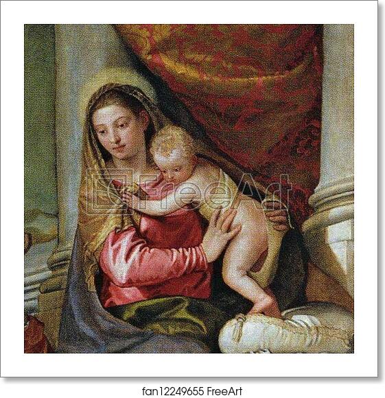 Free art print of Holy Family with Saint John the Baptist, Saint Abthony Abbot, and Saint Catherine. Detail by Paolo Veronese Free art print of Holy Family with Saint John the Baptist, Saint Abthony Abbot, and Saint Catherine. Detail by Paolo Veronese