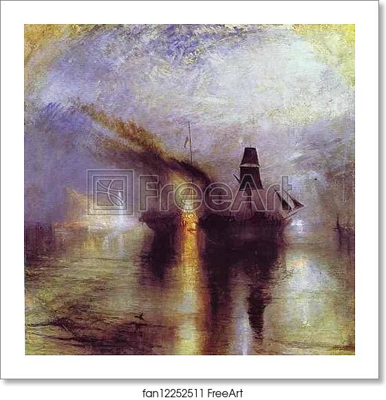 Free art print of Peace - Burial at Sea by Joseph Mallord William Turner Free art print of Peace - Burial at Sea by Joseph Mallord William Turner