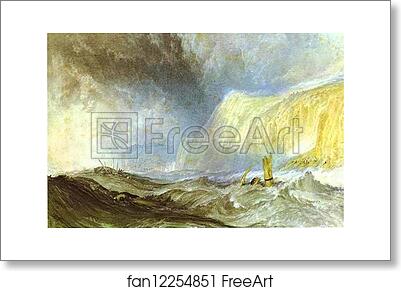 Free art print of Shipwreck off Hastings by Joseph Mallord William Turner