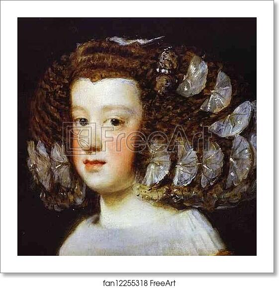Free art print of Infanta Maria Teresa by Diego Velázquez