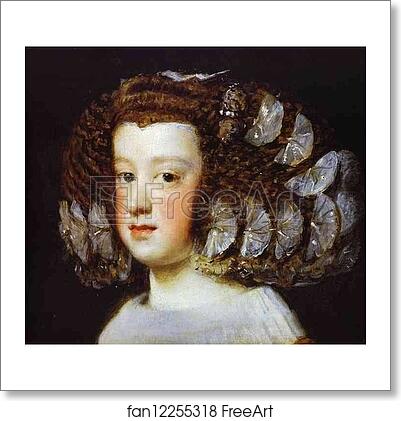 Free art print of Infanta Maria Teresa by Diego Velázquez