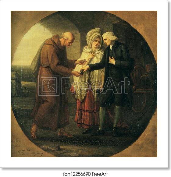 Free art print of The Monk of Calais by Angelica Kauffman Free art print of The Monk of Calais by Angelica Kauffman